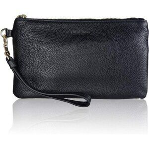 Befen Leather Wristlet Clutch Wallet RFID Blocking Purse Fits Large Phones